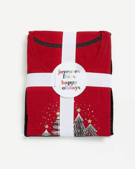 Snowy Tree Tunic and Legging Pyjama Set - ti Voglio