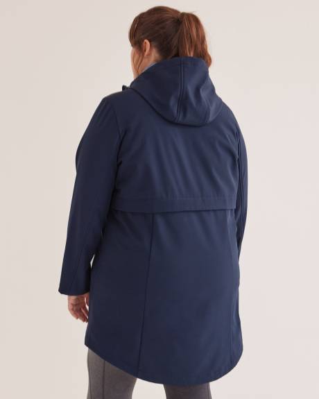 3-in-1 Knee-Length Water-Repellent Jacket - Active Zone