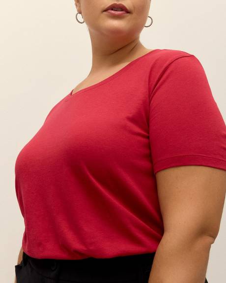 Boyfriend-Fit Short-Sleeve T-Shirt - PENN. Essentials