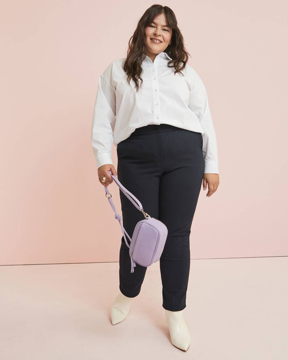 Curvy Fit High Rise Straight Leg Pant Penningtons