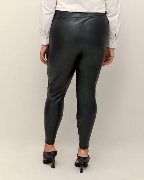 Legging tendance noir en faux cuir - Essentiels PENN.