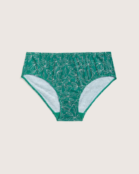Culotte échancrée en coton à imprimé - tiVOGLIO