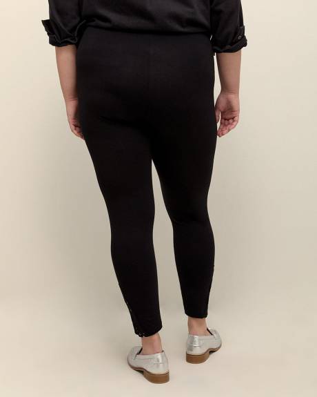 Legging mode foncé avec ourlet crocheté - Essentiels PENN.