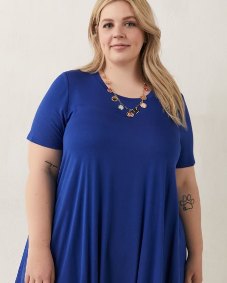 Short-Sleeve Sweetheart Tunic - In Every Story