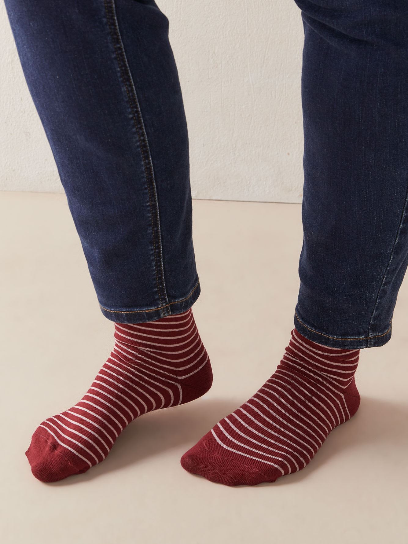 Printed Rolled Edge Crew Socks, 3Pack Addition Elle Penningtons