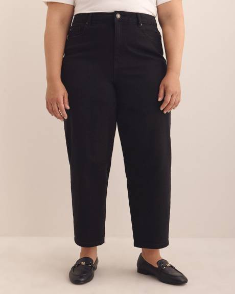 High-Rise Barrel-Leg Jeans - d/C JEANS