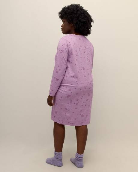Chemise de nuit courte avec flocons - ti Voglio