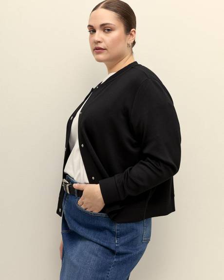 Knit Bomber Jacket
