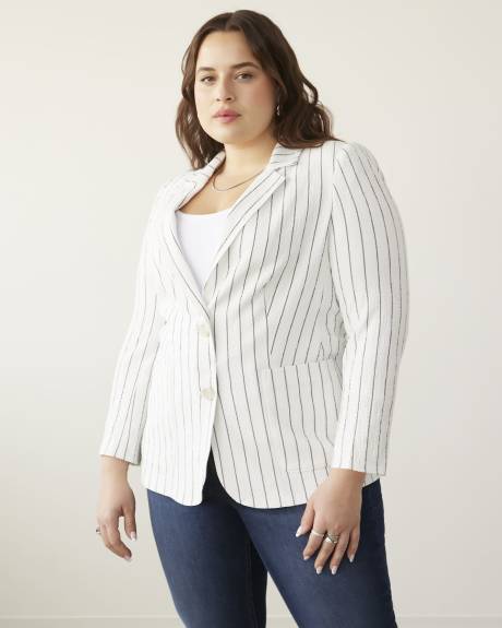 Pinstripes Seersucker Blazer