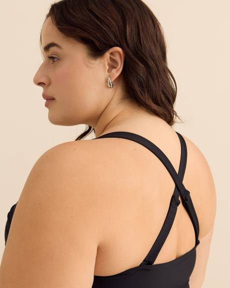 One-Piece Swimsuit With Bandeau Top