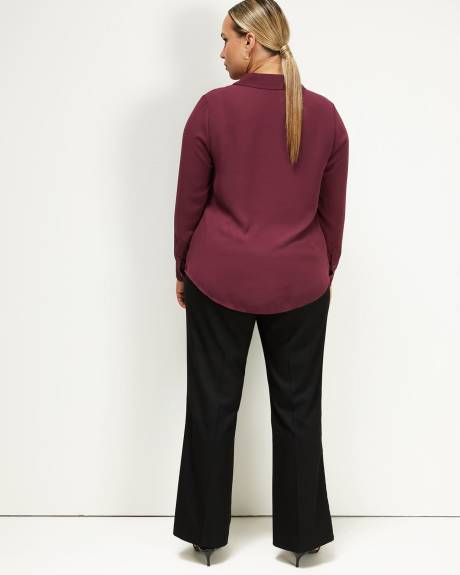 Responsible, Silky Buttoned Down Shirt - Addition Elle