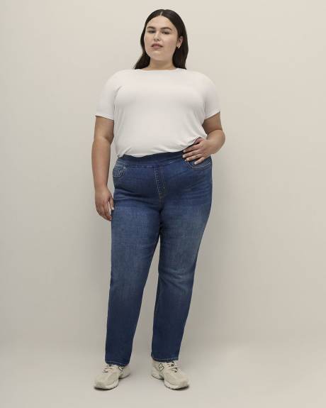 Jeans à jambe droite coupe ingénieuse - d/c JEANS