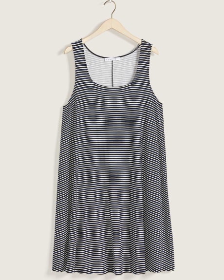 Swing Tank Dress With Square Neck - In Every Story
