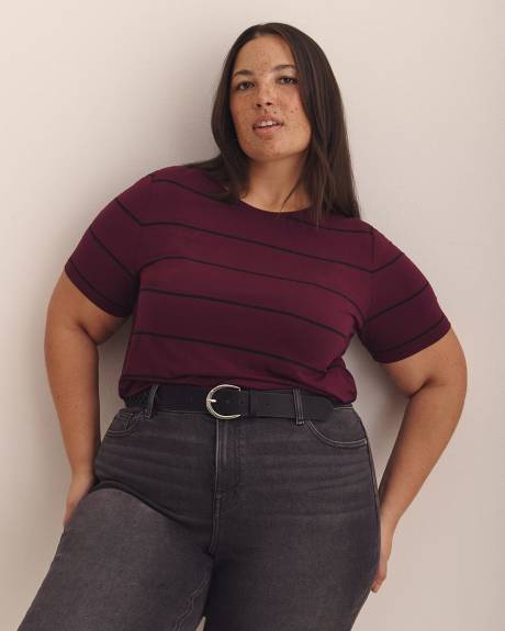 T-shirt imprimé, coupe moderne, tissu responsable - Addition Elle - Essentiels PENN.