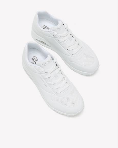Espadrille lacée Uno Stand On Air en durabuck, pieds larges - Skechers