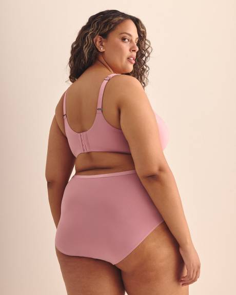 Pink Satin Underwire Padded T-Shirt Bra - ti Voglio