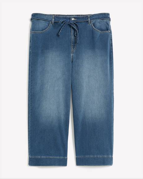 Responsible, High-Rise Wide-Leg Cropped Jeans - d/C JEANS