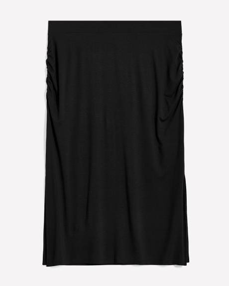 Responsible, Ruched Midi Skirt