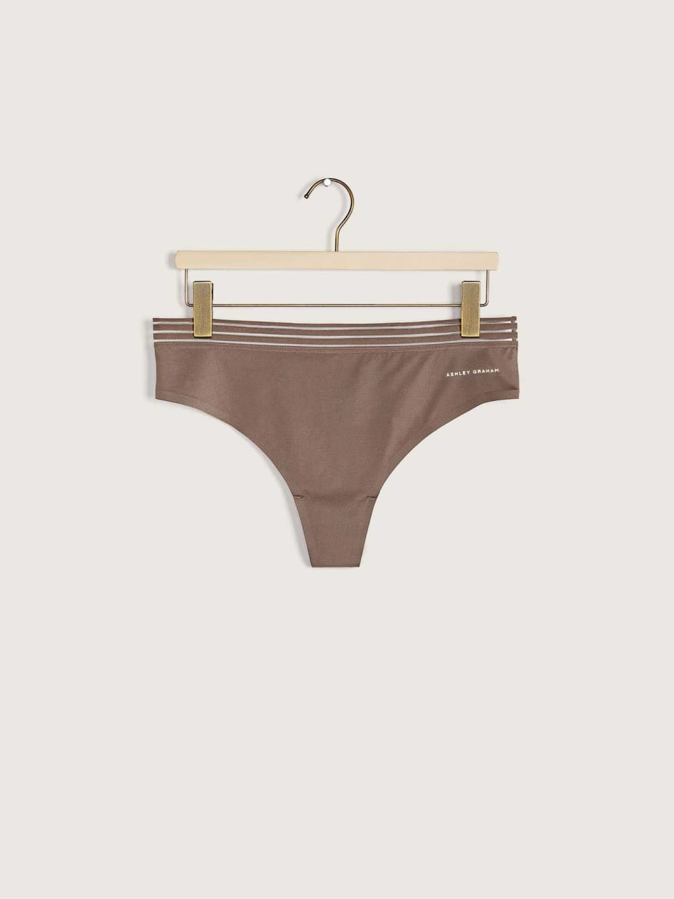 Solid Invisible Thong Panty - Ashley Graham