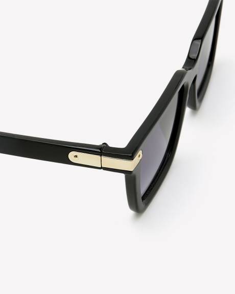 Plastic Rectangular Sunglasses