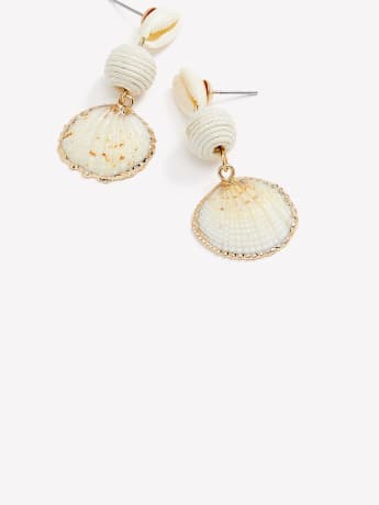 Seashell Drop Earrings