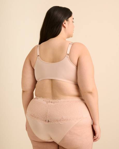 Unlined Underwire Lace Magnetic Front-Closure Bra - D&eacute;esse Collection