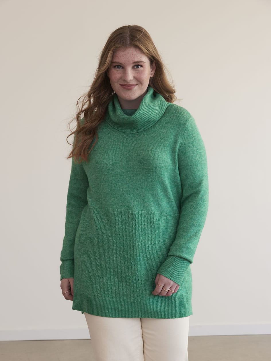 Cowl Neck Sweater Tunic