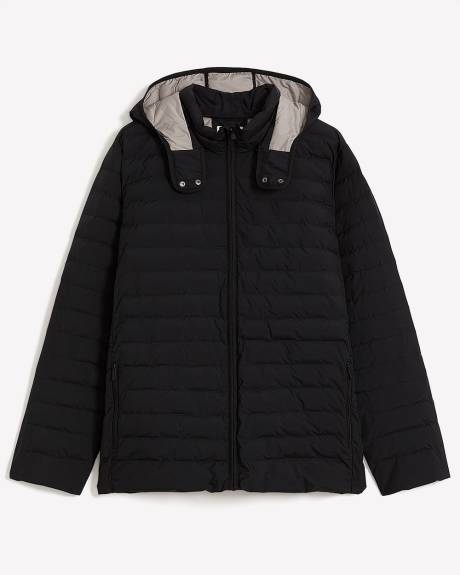 Packable Jacket with Removable Hood