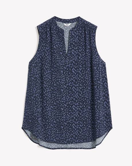 Responsible, Sleeveless Tunic Blouse