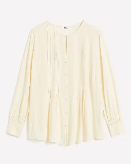 Responsible, Long-Sleeve Buttoned Down Blouse