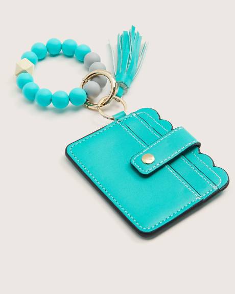 Cuff Keychain with Card Holder