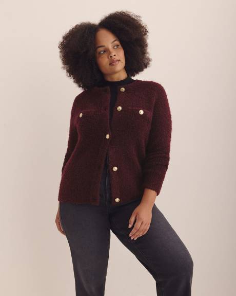 Lady-Like Sweater Cardigan - Addition Elle