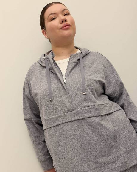 Half-Zip Hooded Sweatshirt - Active Zone