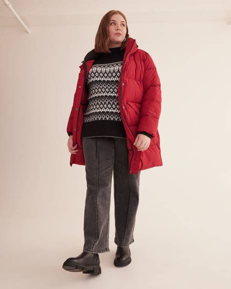 Responsible, Puffer Jacket with Hidden Hood