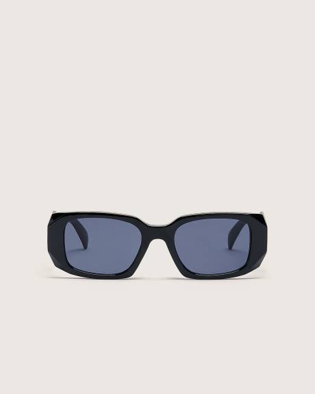 Black Rectangular Sunglasses
