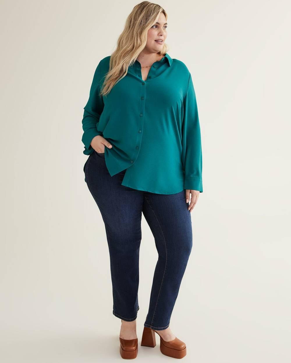 Plus size petite bootcut hot sale jeans