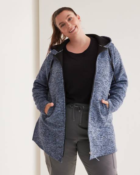 Fleece Hooded Jacket - Active Zone