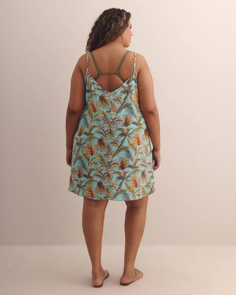 Tropical-Print Nicole Cover-Up Dress - Body Glove