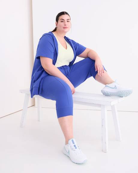 Pantalon jogger capri en tricot français - Active Zone