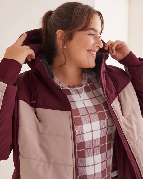Manteau d'hiver matelassé, tissu responsable - Active Zone