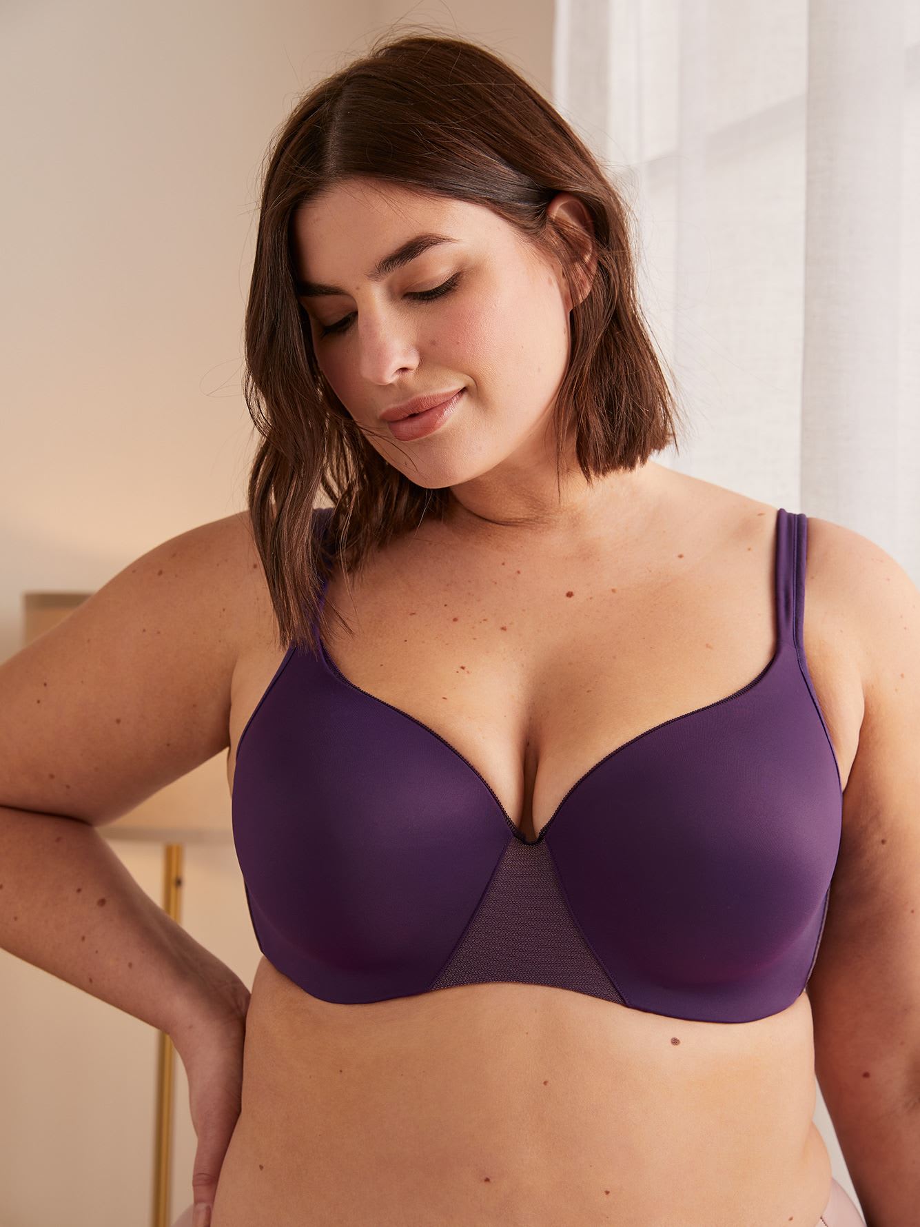Shimmer Knit Underwire T-Shirt Bra - Déesse Collection