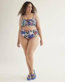 Culotte de maillot fleurie