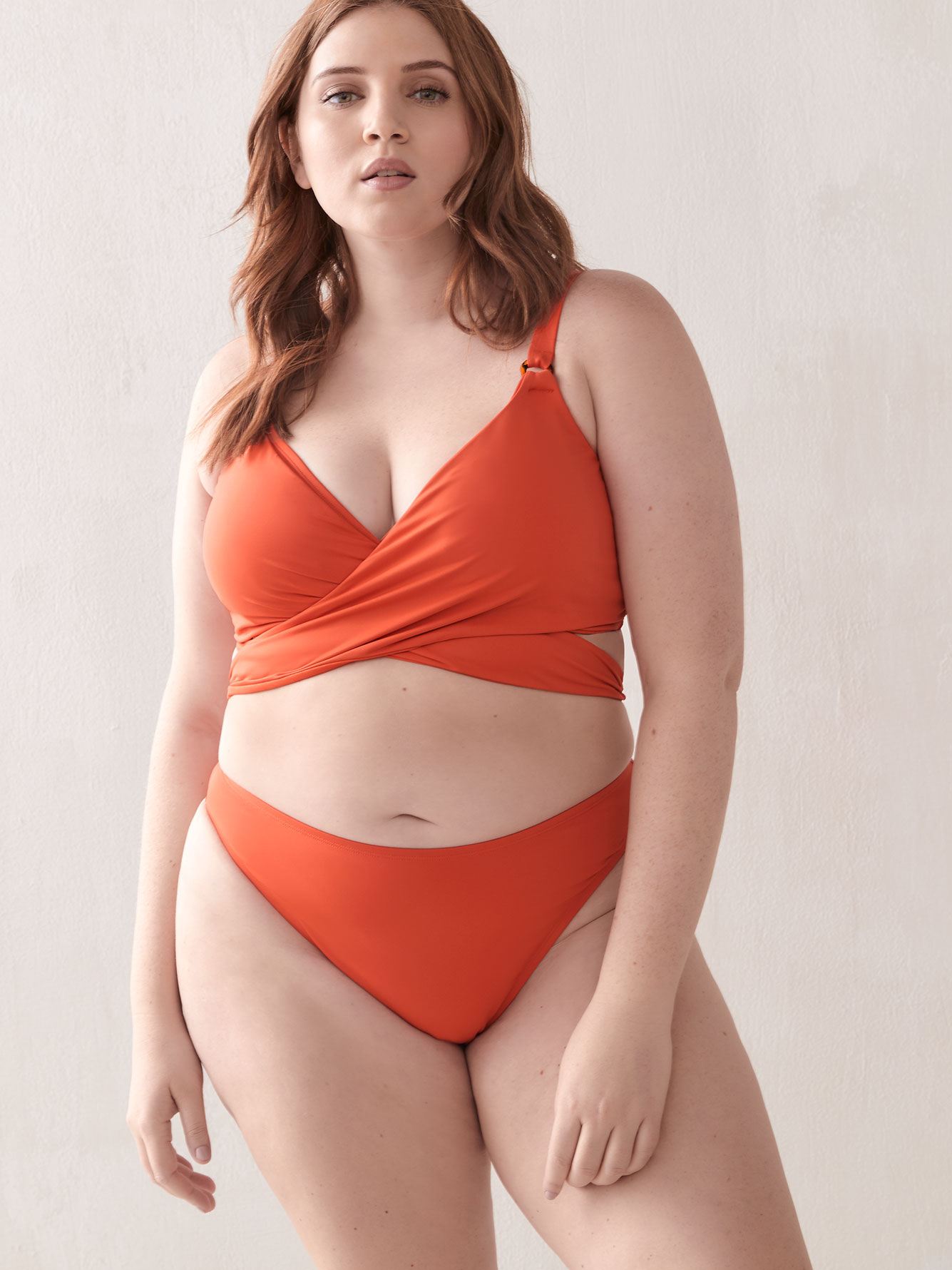 wrap swimsuit top