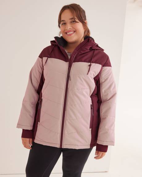 Manteau d'hiver matelassé, tissu responsable - Active Zone