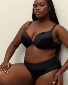 Microfibre Plunge Bra - Déesse Collection