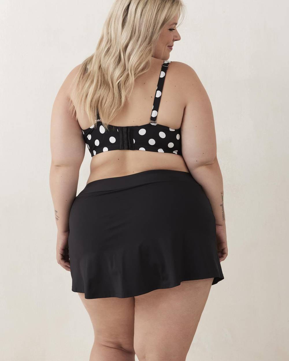 Plus size deals white swim skirt