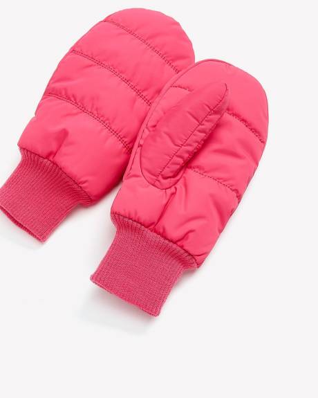 Quilted Mittens with Lining