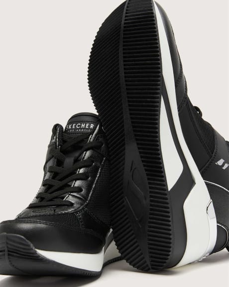 Wide Width Million Air Up There Wedge Sneakers - Skechers