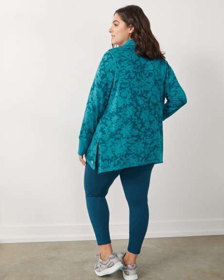 A-Line Tunic With Funnel Neck - ActiveZone