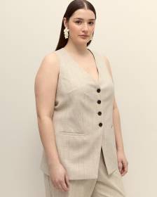 Long Sleeveless Vest - Addition Elle